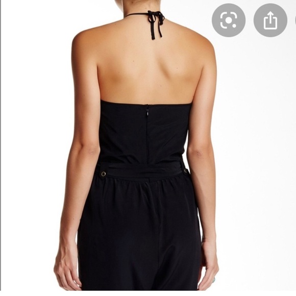 Chic Black Halter Jumpsuit - Picture 3 of 8